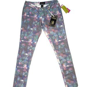 Jane Doe Bokeh Skinny Jeans Junior's Size 3